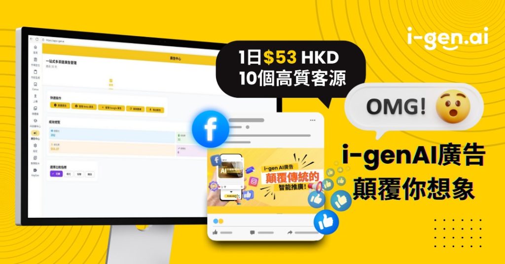 i-gen AI廣告成效